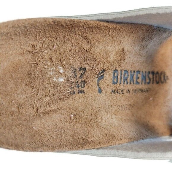 Birkenstock Arizona BS Sandals Womens Size 6 - 6.5 NARROW Gator Gleam Mineral - Picture 2 of 9